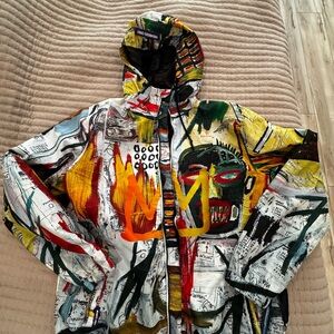 Members Only Jean-Michel Basquiat Graphic Jacket